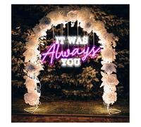 Per interni per decorazioni al neon Insegna al neon "Sei sempre stato tu" per la proposta di matrimonio