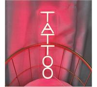 Per interni per decorazioni al neon Per insegna al per neon a per LED con tatuaggio, per luce alimentata per salone, grotte camera da letto negozio, 40 cm × 10