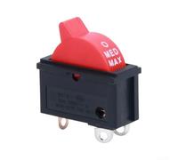 per interruttore a Bilanciere ABS Ignifugo V2 10A 250V per(Red) | Configurazione SPDT 3 pin, per ideale per , controllo per preciso , installazione rapida snap-in