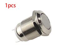 per interruttore a Pulsante Nessun Luce Apertura 12mm Self-Resetting Piatta
