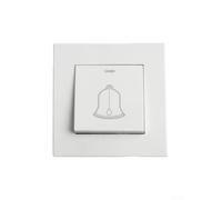 per interruttore Campanello AC220V 5A per interruttore Campanello | ABS plastico per robusto, candido, dimensioni 86x86mm, per ideale per porte residenziali