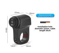 per interruttore faretto per moto montato manubrio 22mm controllo abbaglianti
