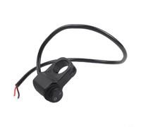 per interruttore Fendinebbia per moto 22mm per facile Installazione(Black) | LED integrato al buio, impermeabile IP65, resistenza acqua e per nebbia, per sicuro guida notturna