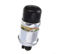 per interruttore Ignizione per Auto e per moto per interruttore | 50A 12V/24V, luce rossa integrata, argento, metallo per robusto, installazione facile