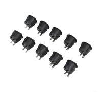 per interruttore On Off 10A-125V Per Aspirapolvere Verticale(Black) | 10 ricambio, compatibilità UH71255, installazione per facile, plastica , terminale metallo