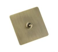 per interruttore Parete 86 PC Ignifugo 1 Via per interruttore(1 Gang) | Acciaio bronzo per verde, finitura spazzolata, design , estetica superiore, interni contemporanei