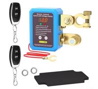 per interruttore Remoto 12V 240A con Display LED | Kill per | Switch Voltaggio for Auto | per camion | RV | Barca | For per atv | 12V e 24V | Protezione Scarica | Spegnimento ,
