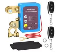 per interruttore Remoto 12V 24V | Kill Switch Elettrico per | 240A for Auto | per camion | RV | Barca e For per atv | Disconnettore con Telecomando 433MHz | Protezione Bassa Tensione e