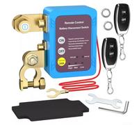 per interruttore Remoto 12V 24V | Kill Switch Elettrico per | 240A for Auto | per camion | RV | Barca e For per atv | Disconnettore con Telecomando 433MHz | Protezione Bassa Tensione e