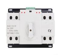per interruttore Trasferimento 2P 220V per Solare per interruttore(50A) | Passaggio fonte A a B, indicatore LED rosso/verde, tempo commutazione ≤2s, per ideale emergenza