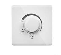per interruttore Ventilatore Soffitto 86mm PC 10A per interruttore | 4 livelli , per materiale PC per denso, pannello 24-30mm, per montaggio superficiale, per corrente 10A