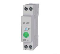 per interruttore WiFi 63A Monitoraggio Consumo per interruttore | Controllo app per tuya, manuale, integrazione domotica per facile, montaggio guida DIN standard