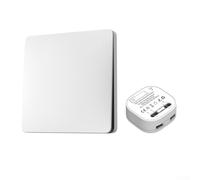 per interruttore Wireless Autogenerante IP44 per interruttore(White) | Autogenera premendo, per zero , manutenzione nulla, per ideale sostenibilità