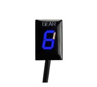 Per Intruder Per C800 Per C1500 Per C1800R Per M800 Per M1800R Indicatore Di Marcia Per Motociclette Da 1 A 6 Velocità Indicatore Cambio Marcia(Blue)