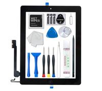 Per iPad 4 di 4a generazione Digitizer Touch Glass per iPad A1458 A1459 A1460 con tasto Home