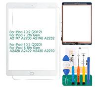 per iPad 7 7a generazione Touch Screen per iPad 8 8a generazione Sostituzione dello schermo per iPad 10.2 2019 Digitizer A2197 A2200 A2198 A2232 10.2 2020 A2428 A2429 A2270 A2430 (con pulsante Home)