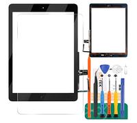 per iPad 9.7 2018 A1893 A1954 Touch Screen Digitizer Vetro di Ricambio per iPad 6 A1893 A1954 Touch Display Panel Parti di Riparazione, con Pulsante Home (Non Includere LCD) (Nero)