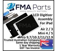 Per iPad Air Mini Pro 2 3 4 LCD Front Touch Screen Vetro Digitalizzatore Asse...