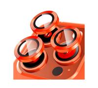 (per iPhone 11 Rosso) 100 pezzi di pellicola protettiva in vetro con anello in metallo per fotocamera CD per iPhone