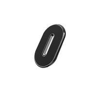 Per IPhone 13 12 Universale Metallo Per Forte Magnete GPS Auto Cellulare Supporto Magnetico Auto Telefono Supporto Rotante Striscia Forma Stand Porta Cellulare Auto(Black)
