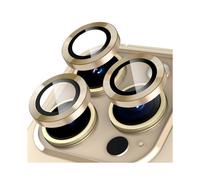 (per iPhone 14Pro Max Oro) 100 pezzi Pellicola protettiva in vetro con anello in metallo per fotocamera CD per