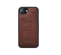 Per iPhone 16e Caso Italiano Pueblo Cuoio Smartphone Caso Del Cuoio Genuino (Marrone) Made In Japan