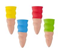 per Irrigazione Piante,4 Pezzi Inserti Irrigazione In Terracotta - Coni Irrigatori Automatici | per Interni Esterni Giardino Vacanza Prato Serra Letti Rialzati Balcone Vivaio