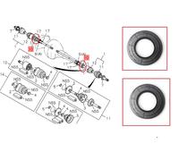 Per Isuzu D-Max Rodeo TFS86 2.5TD Boccole In Granito Seals Anteriore 2006+