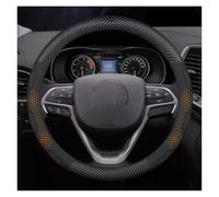 Per ISUZU D-MAX V-CROSS Mu-X TAGA EV Coprivolante Antiscivolo In Pelle Scamosciata Per Auto Coprivolante Antiscivolo(The Carbon Orange)