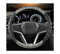 Per Isuzu Per D-MAX Per Mu-X Per D-Max Per MU-X III Coprivolante Per Auto Con Venature Legno Accessori rivestimento volante dell'auto(Grigio)