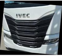 Per Iveco S-WAY Middle Of Grill Tornio Cromato Lucido Acciaio Inox Stell 7 Pezzi