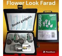 Per Jaguar F-Pace dal 2018 Kit Dadi Antifurto Flower Lock Farad Cerchi in Lega
