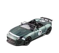 Per: Jaguar F-Type Project 7 1:36 modello di auto sportiva giocattolo simulazione tirare indietro in lega die-casting giocattolo auto ragazzo e ragazza regalo di compleanno