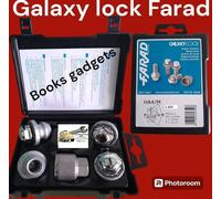 Per Jaguar I-Pace dal 2018 Kit Dadi Antifurto Galaxy Lock Farad x Cerchi in Lega