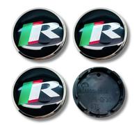 Per Jaguar Lega Calotta Centrale Ruota Mozzo x4 56mm Molti Modelli Nuovo Nera