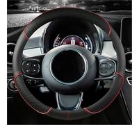 Per Jaguar per xType per stype per xe per xf per xj l coperchio del volante per sterzo auto traspirante per auto traspirante Coprivolante(A-red)