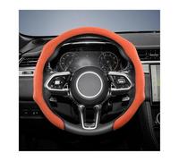 Per Jaguar Xf X250 Xe E-Pace Xj I Ev400 Stype Coprivolante in pelle scamosciata con chiusura a scatto(Arancia)