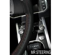 Per Jaguar XJ Serie 3 79-92 Vero Volante IN Pelle Cover Marrone Doppio Punto