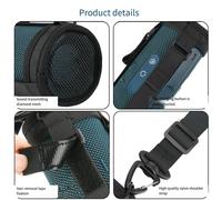 Per JBL Flip7 Flip6 Custodia da Trasporto Rete Nylon con Tracolla Regolabile Ner