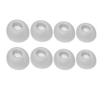 Per JBL Live Buds 3 Punte Auricolari Sostituzione Silicone Tazze Auricolari Per Live Beam 3 Bluetooth Auricolari Accessori Set di 4 pezzi (Argento)