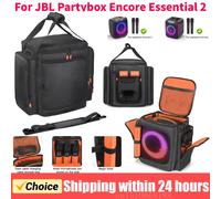 Per JBL Partybox Encore Essential 2 Custodia antipolvere per altoparlante portatile Borsa per il trasporto dell'altoparlante di grande capacità con tasca per microfono impermeabile