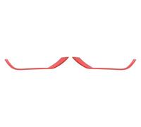 Per Je&ep Per Compass 2017-2024 Adesivi Cornice Decorativa Fendinebbia Anteriori Auto Griglia Paraurti Esterna Griglia Paraurti Anteriore(Red)