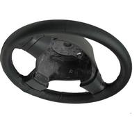 Per Jeep Cherokee 02-08 Nero Perforata 100% Vera Pelle Copertura Del Volante