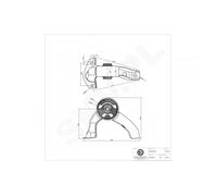 Per Jeep Compass 2.0 Dodge Caliber Supporto Motore Posteriore