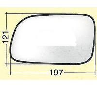 Per Jeep Grand Cherokee II Serie dal 1999>2004 Vetro Sx Cromato per Specchietto
