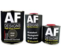 PER Jeep KFP Olive Green Metallic 2,5 L set vernice auto vernice...