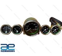 Per Jeep Kit Calibri Tachimetro 70mph Willys MB Ford CJ Temp Olio Fuel Amp