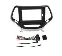 Per Jeep Per Cherokee 2015-2019 Autoradio Con Navigatore GPS Pannello Rivestimento Per Autoradio Adatto Per Schermo 10 Pollici Nel Cruscotto 2Din Cornice Autoradio Centrale(Frame and cables)