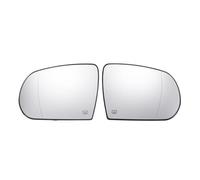 Per Jeep Per Cherokee Per Compass Auto Retrovisore Sinistra Destra Bianco Specchio Vetro Con La Parte Posteriore Riscaldata Vetro Specchio Retrovisore Ricambio(1pair)