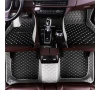 Per Jeep Per Compass 2022 2023 2024 2025 2026 Tappetini In Pelle Auto Per Tutte Le Stagioni Set Completo Impermeabile Per Tappetini Pianale(Black and Gray)